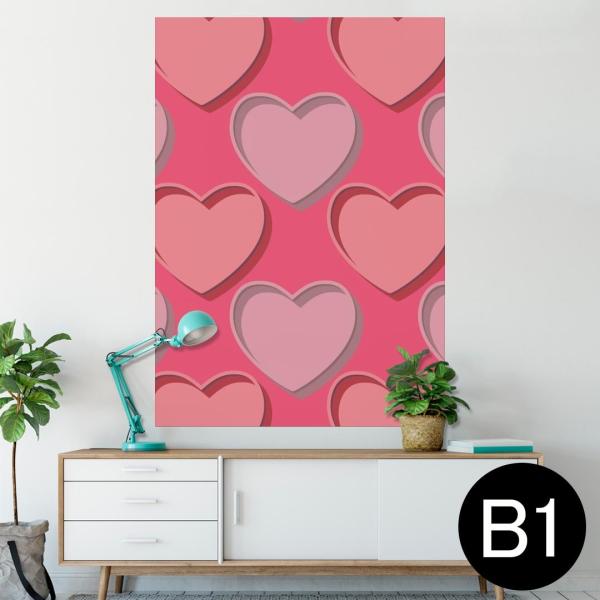 �|�X�^�[ �E�H�[���X�e�b�J�[ �V�[���� 728×1030mm B1 �ʐ^ �� �C���e���A ������� wall sticker poster �n�[�g�@�͗l 007128