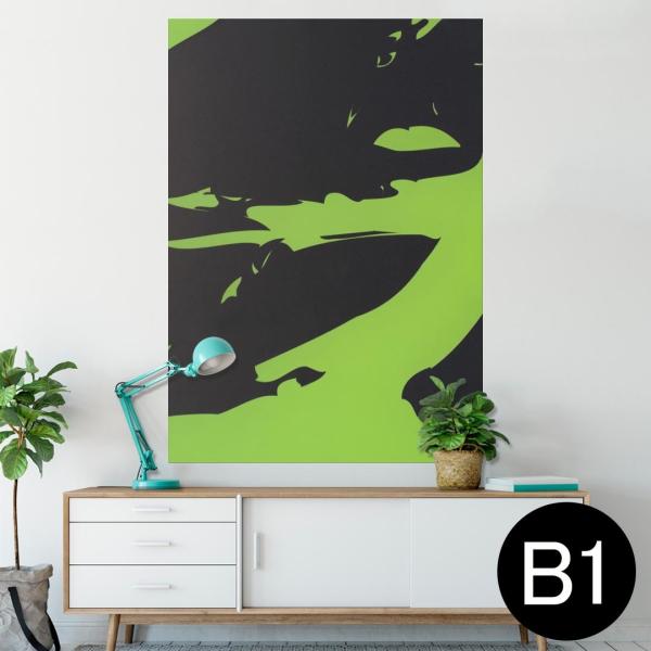 �|�X�^�[ �E�H�[���X�e�b�J�[ �V�[���� 728×1030mm B1 �ʐ^ �� �C���e���A ������� wall sticker poster ���΁@���݂ǂ�@�C���N�@�y���L 007421