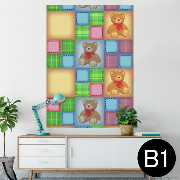 �|�X�^�[ �E�H�[���X�e�b�J�[ �V�[���� 728×1030mm B1 �ʐ^ �� �C���e���A ������� wall sticker poster �`�F�b�N�@�e�f�B�x�A�@�͗l 007547