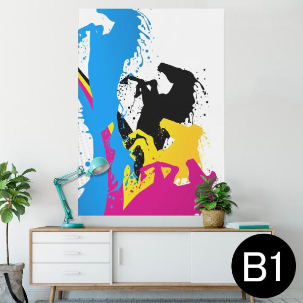 �|�X�^�[ �E�H�[���X�e�b�J�[ �V�[���� 728×1030mm B1 �ʐ^ �� �C���e���A ������� wall sticker poster �J���t���@�n�@�C���N�@�y���L 007573