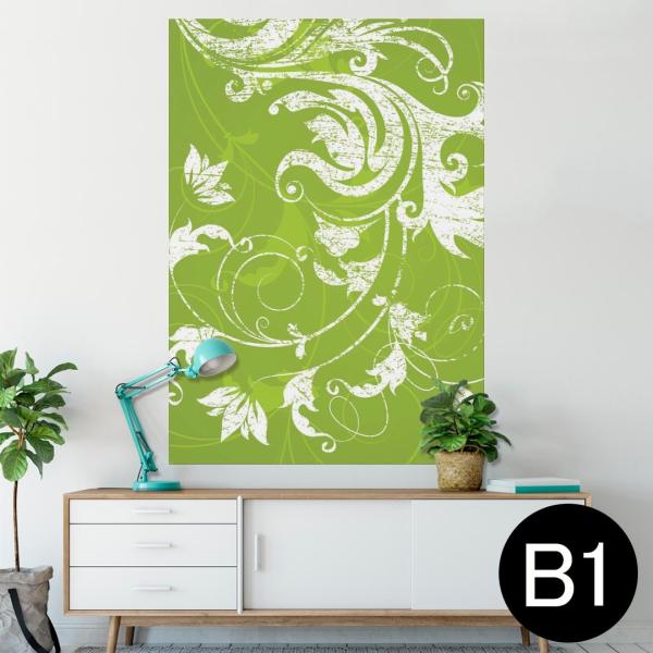 �|�X�^�[ �E�H�[���X�e�b�J�[ �V�[���� 728×1030mm B1 �ʐ^ �� �C���e���A ������� wall sticker poster �ԁ@�t�����[�@�΁@�O���[�� 007595