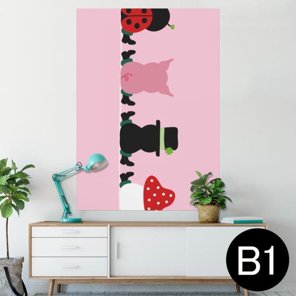 �|�X�^�[ �E�H�[���X�e�b�J�[ �V�[���� 728×1030mm B1 �ʐ^ �� �C���e���A ������� wall sticker poster �s���N�@�L�����N�^�[�@���̂��@�� 007695