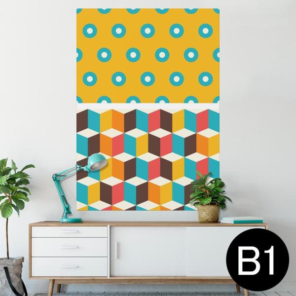 �|�X�^�[ �E�H�[���X�e�b�J�[ �V�[���� 728×1030mm B1 �ʐ^ �� �C���e���A ������� wall sticker poster ���ʁ@�J���t���@�͗l 007925