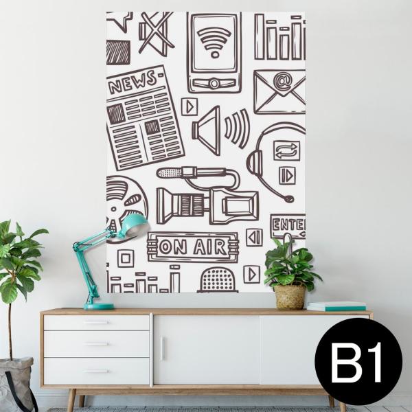 �|�X�^�[ �E�H�[���X�e�b�J�[ �V�[���� 728×1030mm B1 �ʐ^ �� �C���e���A ������� wall sticker poster �����@�C���X�g�@���W�I 008788