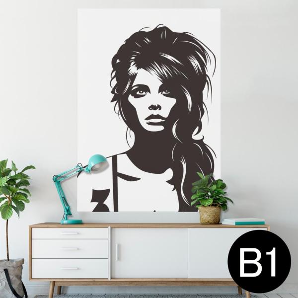 �|�X�^�[ �E�H�[���X�e�b�J�[ �V�[���� 728×1030mm B1 �ʐ^ �� �C���e���A ������� wall sticker poster �l���@�C���X�g�@���m�N�� 009376