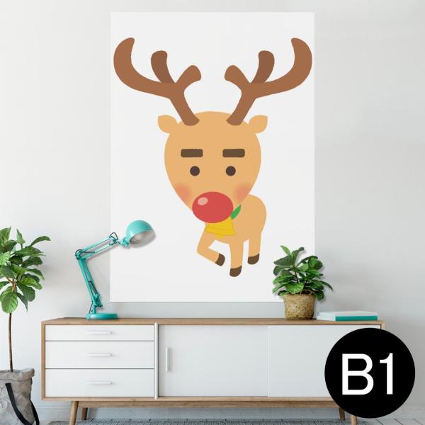�|�X�^�[ �E�H�[���X�e�b�J�[ �V�[���� 728×1030mm B1 �ʐ^ �� �C���e���A ������� wall sticker poster �~�@�N���X�}�X�@�L�����N�^�[ 009414