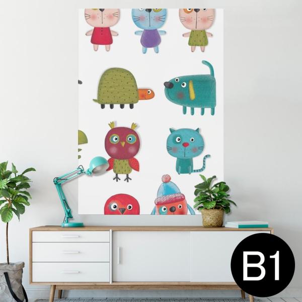 �|�X�^�[ �E�H�[���X�e�b�J�[ �V�[���� 728×1030mm B1 �ʐ^ �� �C���e���A ������� wall sticker poster �����@�L�����N�^�[�@�C���X�g 009660