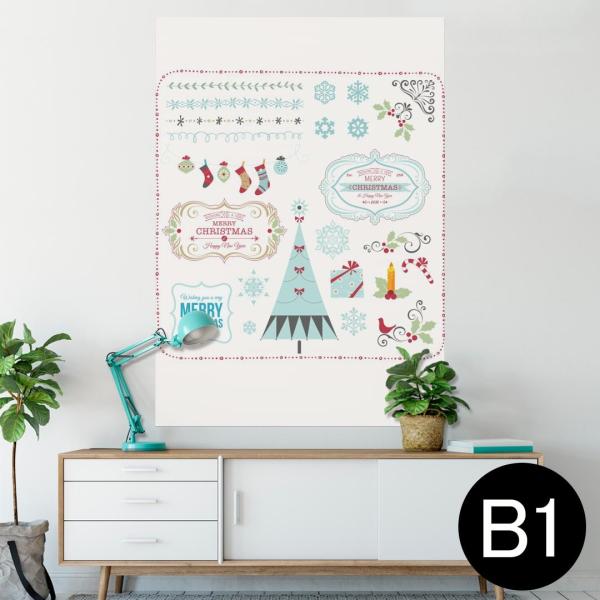 �|�X�^�[ �E�H�[���X�e�b�J�[ �V�[���� 728×1030mm B1 �ʐ^ �� �C���e���A ������� wall sticker poster �N���X�}�X�@�p��@�� 010062