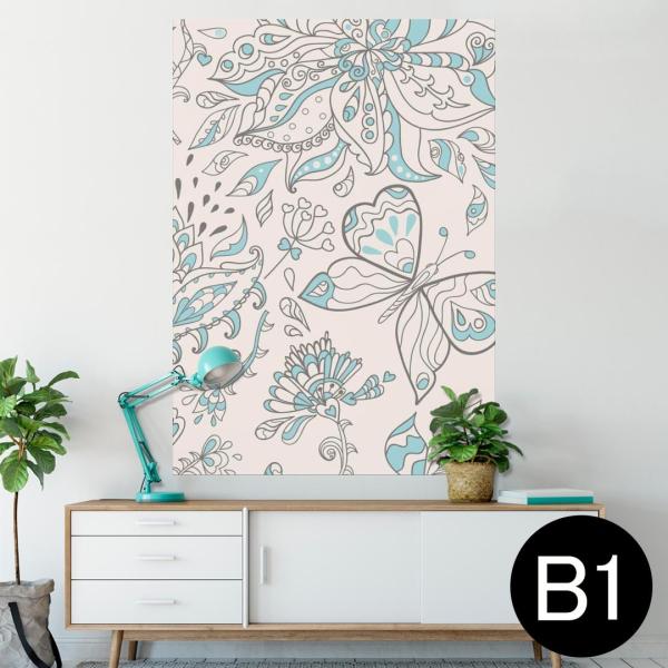 �|�X�^�[ �E�H�[���X�e�b�J�[ �V�[���� 728×1030mm B1 �ʐ^ �� �C���e���A ������� wall sticker poster �ԁ@�t�����[�@���F 010888