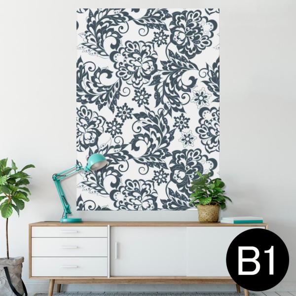 �|�X�^�[ �E�H�[���X�e�b�J�[ �V�[���� 728×1030mm B1 �ʐ^ �� �C���e���A ������� wall sticker poster �G���K���g�@�͗l�@���m�g�[�� 011735