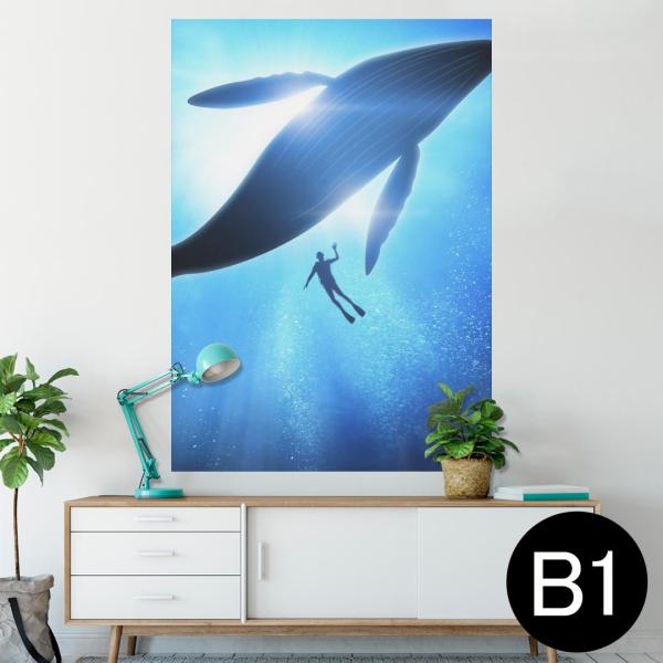 �|�X�^�[ �E�H�[���X�e�b�J�[ �V�[���� 728×1030mm B1 �ʐ^ �� �C���e���A ������� wall sticker poster �N�W���@�V���G�b�g�@�_�C�r���O 012663