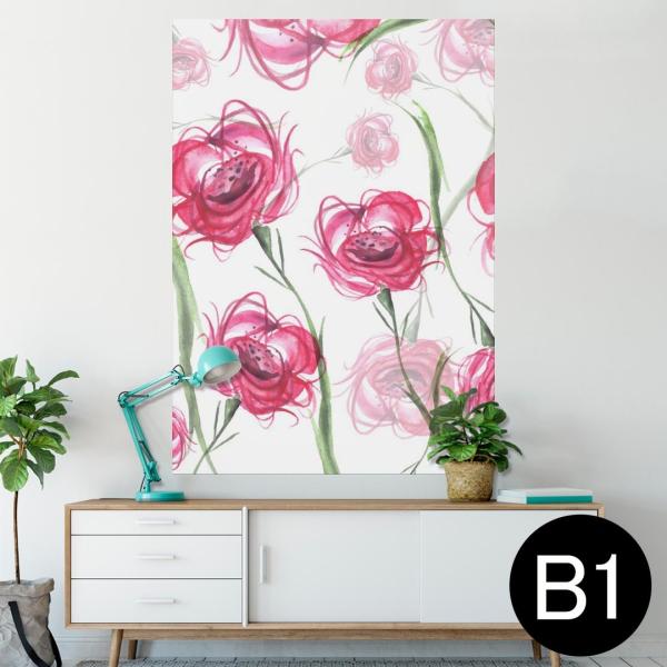 �|�X�^�[ �E�H�[���X�e�b�J�[ �V�[���� 728×1030mm B1 �ʐ^ �� �C���e���A ������� wall sticker poster �ԁ@�t�����[�@�s���N 013718