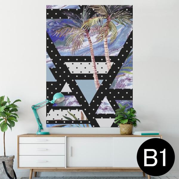 �|�X�^�[ �E�H�[���X�e�b�J�[ �V�[���� 728×1030mm B1 �ʐ^ �� �C���e���A ������� wall sticker poster �C�@���V�̖؁@�� 014039