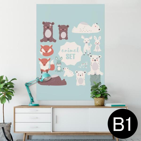 �|�X�^�[ �E�H�[���X�e�b�J�[ �V�[���� 728×1030mm B1 �ʐ^ �� �C���e���A ������� wall sticker poster �����@�A�j�}���@�L�����N�^�[ 014596