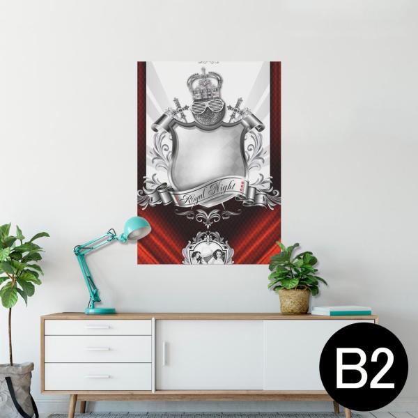 �|�X�^�[ �E�H�[���X�e�b�J�[ �V�[���� 515×728mm B2 �ʐ^ �� �C���e���A ������� wall sticker poster �ԁ@�p��@���� 005627