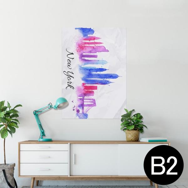 �|�X�^�[ �E�H�[���X�e�b�J�[ �V�[���� 515×728mm B2 �ʐ^ �� �C���e���A ������� wall sticker poster ���i�@�i�F�@�O���@���� 009586