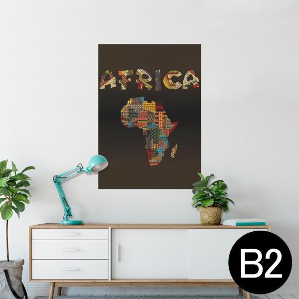 �|�X�^�[ �E�H�[���X�e�b�J�[ �V�[���� 515×728mm B2 �ʐ^ �� �C���e���A ������� wall sticker poster �A�t���J�@�n�`�@�J���t�� 010824