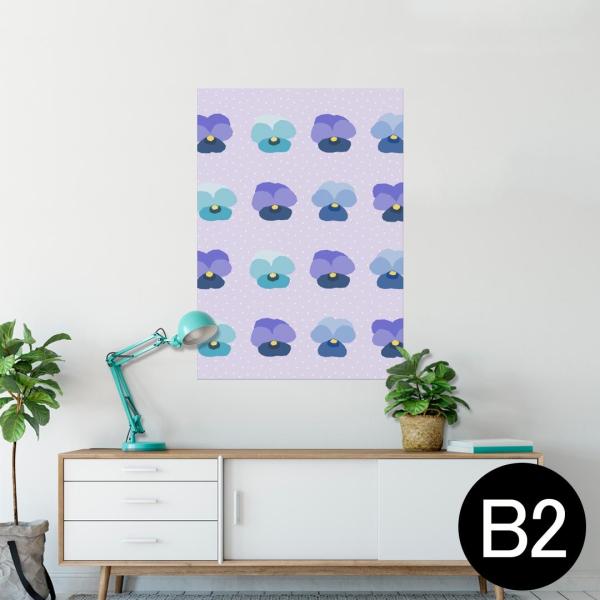 �|�X�^�[ �E�H�[���X�e�b�J�[ �V�[���� 515×728mm B2 �ʐ^ �� �C���e���A ������� wall sticker poster �ԁ@�t�����[�@�� 011070