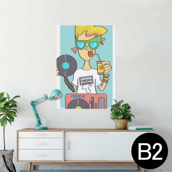 �|�X�^�[ �E�H�[���X�e�b�J�[ �V�[���� 515×728mm B2 �ʐ^ �� �C���e���A ������� wall sticker poster �|�b�v�@���y�@DJ 011817