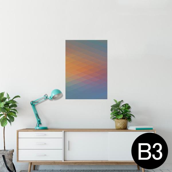 �|�X�^�[ �E�H�[���X�e�b�J�[ �V�[���� 364×515mm B3 �ʐ^ �� �C���e���A ������� wall sticker poster �A�[�K�C���@�`�F�b�N�@�_�X�}�X�N 000478