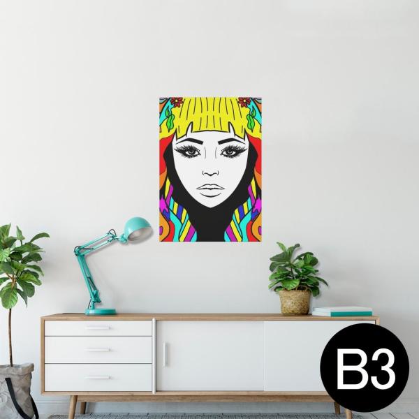 �|�X�^�[ �E�H�[���X�e�b�J�[ �V�[���� 364×515mm B3 �ʐ^ �� �C���e���A ������� wall sticker poster ��@�h��@�J���t�� 013591