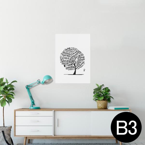 �|�X�^�[ �E�H�[���X�e�b�J�[ �V�[���� 364×515mm B3 �ʐ^ �� �C���e���A ������� wall sticker poster �p��@�؁@�A�� 014608