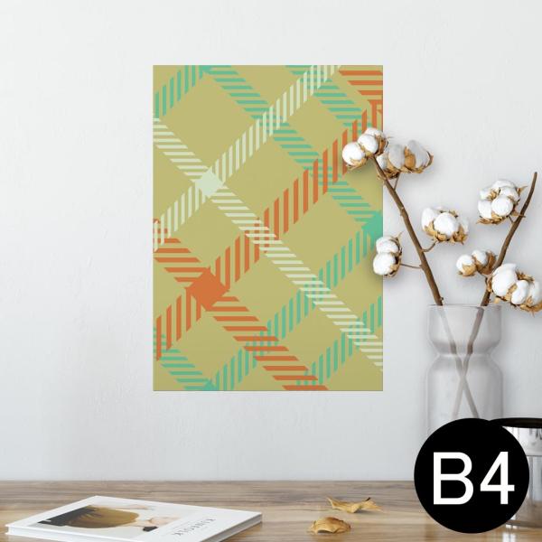 �|�X�^�[ �E�H�[���X�e�b�J�[ �V�[���� 257×364mm B4 �ʐ^ �� �C���e���A ������� wall sticker poster �`�F�b�N�@�J���t�� 004340