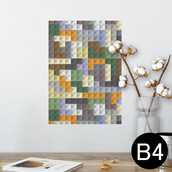 �|�X�^�[ �E�H�[���X�e�b�J�[ �V�[���� 257×364mm B4 �ʐ^ �� �C���e���A ������� wall sticker poster �J���t���@�͗l�@���S�@�h�b�g 007788