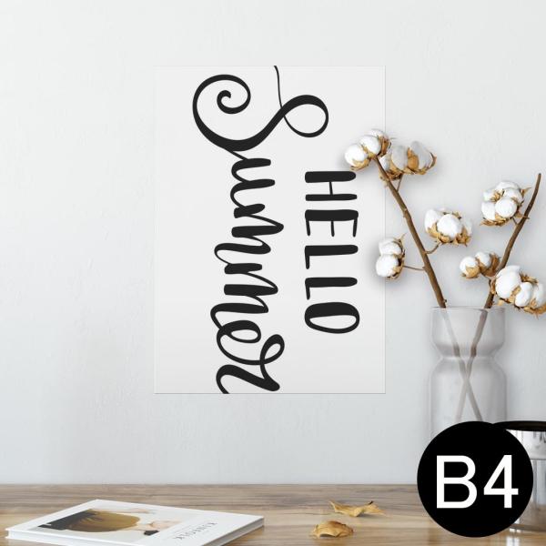�|�X�^�[ �E�H�[���X�e�b�J�[ �V�[���� 257×364mm B4 �ʐ^ �� �C���e���A ������� wall sticker poster �����@�p���@summer 015937
