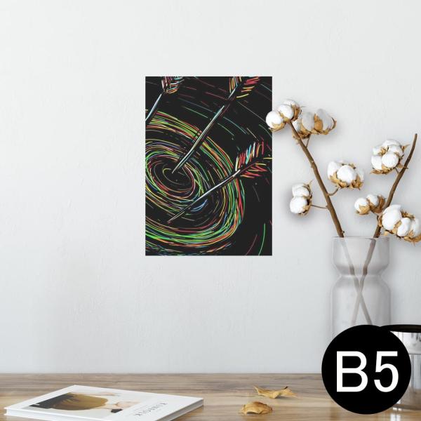 �|�X�^�[ �E�H�[���X�e�b�J�[ �V�[���� 182×257mm B5 �ʐ^ �� �C���e���A ������� wall sticker poster ���@�u���b�N�@�I�@�|�� 008741