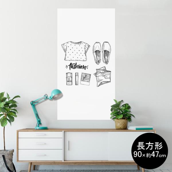 �|�X�^�[ �E�H�[���X�e�b�J�[ �����` �V�[���� 90×47cm Lsize �� �������@�������� wall sticker poster �t�@�b�V�����@�m���@������� 014255