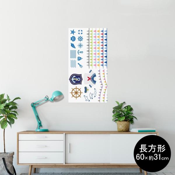 �|�X�^�[ �E�H�[���X�e�b�J�[ �����` �V�[���� 60×31cm Msize �� �������@�������� wall sticker poster ��@�C�@�L�k 014090