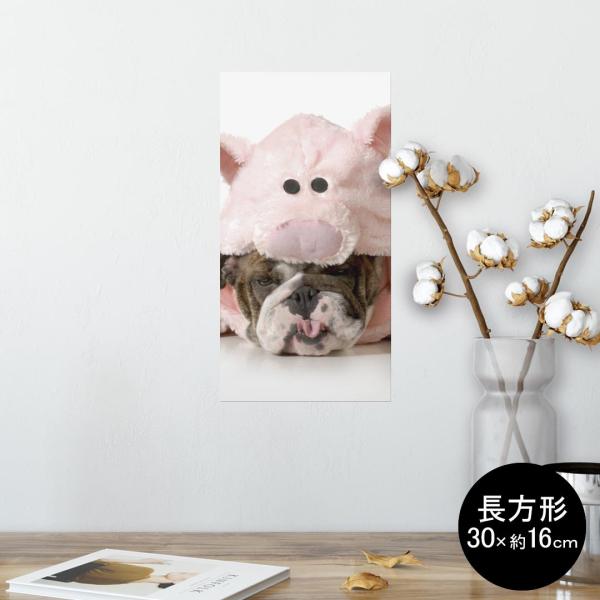 �|�X�^�[ �E�H�[���X�e�b�J�[ �����` �V�[���� ���� 30×16cm Ssize �� �������@wall sticker poster ���@�u�^�@���� 001228