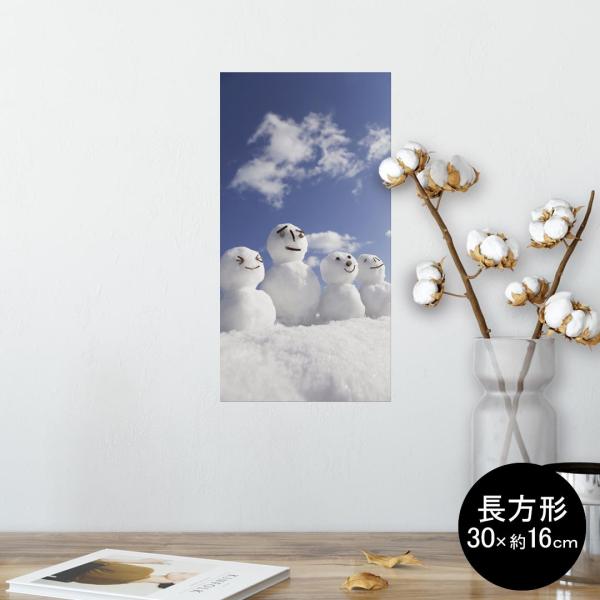 �|�X�^�[ �E�H�[���X�e�b�J�[ �����` �V�[���� ���� 30×16cm Ssize �� �������@wall sticker poster �X�m�[�}���@�~�@��@�ʐ^ 004505