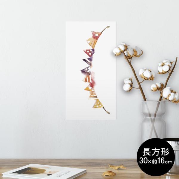 �|�X�^�[ �E�H�[���X�e�b�J�[ �����` �V�[���� ���� 30×16cm Ssize �� �������@wall sticker poster ���@�t���b�O�@�J���t�� 014740