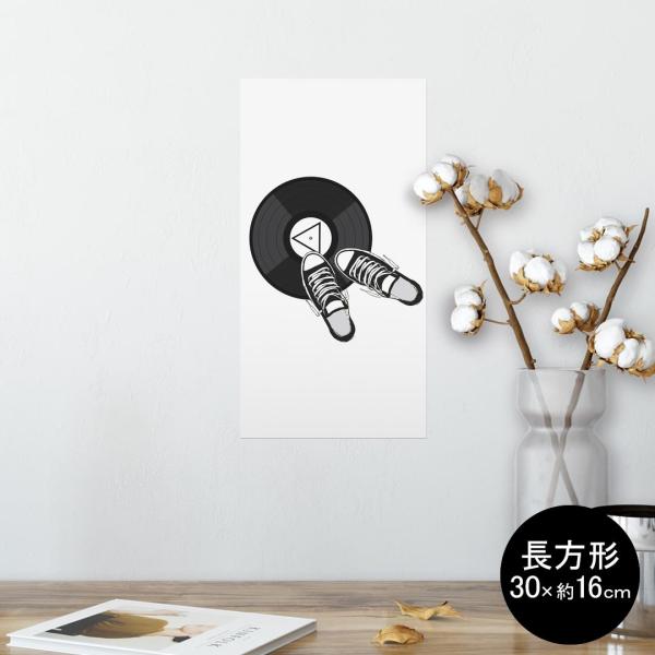 �|�X�^�[ �E�H�[���X�e�b�J�[ �����` �V�[���� ���� 30×16cm Ssize �� �������@wall sticker poster �C�@CD�@���m�N�� 015671