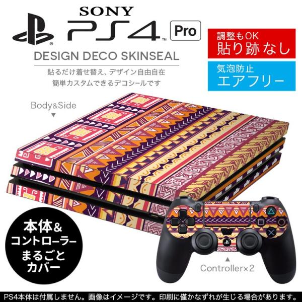 �u��z�֐�p�vSONY �V�^PS4 PRO �v�� �v���C�X�e�[�V������p�X�L���V�[�� �\�邾���� �f�U�C���X�e�b�J�[ �s���N�@�͗l 006295