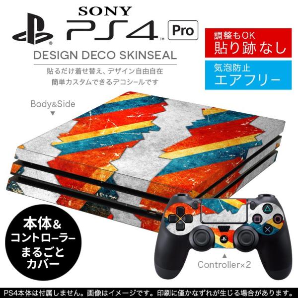 �u��z�֐�p�vSONY �V�^PS4 PRO �v�� �v���C�X�e�[�V������p�X�L���V�[�� �\�邾���� �f�U�C���X�e�b�J�[ �J���t���@���g���@�ԁ@���b�h 008006