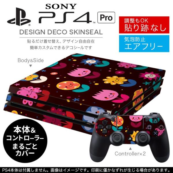 �u��z�֐�p�vSONY �V�^PS4 PRO �v�� �v���C�X�e�[�V������p�X�L���V�[�� �\�邾���� �f�U�C���X�e�b�J�[ �J���t���@�ԁ@�t�����[�@�͗l 008356