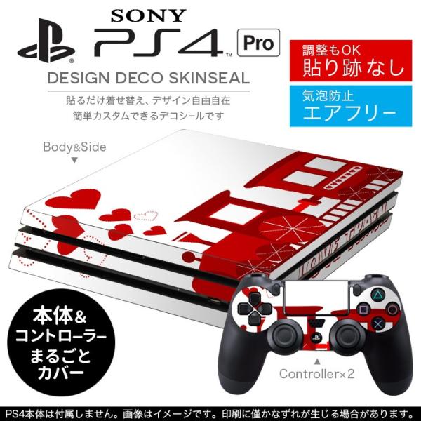 �u��z�֐�p�vSONY �V�^PS4 PRO �v�� �v���C�X�e�[�V������p�X�L���V�[�� �\�邾���� �f�U�C���X�e�b�J�[ �ԁ@���b�h�@�n�[�g�@�g���C�� 008854