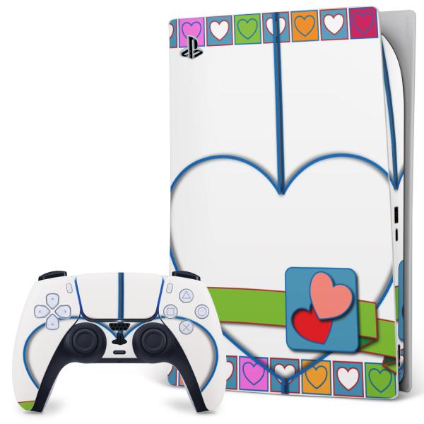 SONY PS5 �f�W�^���G�f�B�V���� �v���C�X�e�[�V���� ��p�������ȃX�L���V�[�� �\�邾���� �f�U�C���X�e�b�J�[  �n�[�g�@�J���t�� 005707