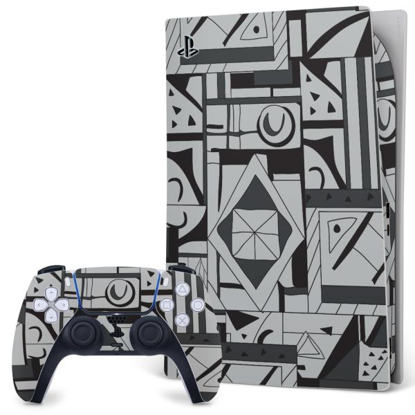 SONY PS5 �f�W�^���G�f�B�V���� �v���C�X�e�[�V���� ��p�������ȃX�L���V�[�� �\�邾���� �f�U�C���X�e�b�J�[  �D�F�@�O���[�@�͗l 006072