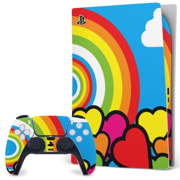 SONY PS5 �f�W�^���G�f�B�V���� �v���C�X�e�[�V���� ��p�������ȃX�L���V�[�� �\�邾���� �f�U�C���X�e�b�J�[  �n�[�g�@�J���t�� 007069