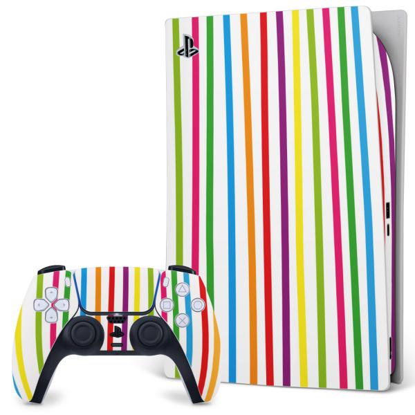 SONY PS5 �f�W�^���G�f�B�V���� �v���C�X�e�[�V���� ��p�������ȃX�L���V�[�� �\�邾���� �f�U�C���X�e�b�J�[  �X�g���C�v�@�͗l 007106