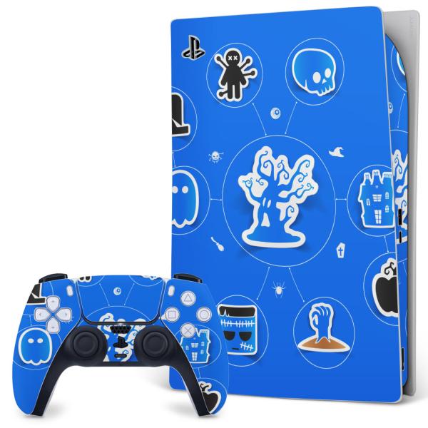 SONY PS5 �f�W�^���G�f�B�V���� �v���C�X�e�[�V���� ��p�������ȃX�L���V�[�� �\�邾���� �f�U�C���X�e�b�J�[  �n���E�B���@�L�����N�^�[ 007115