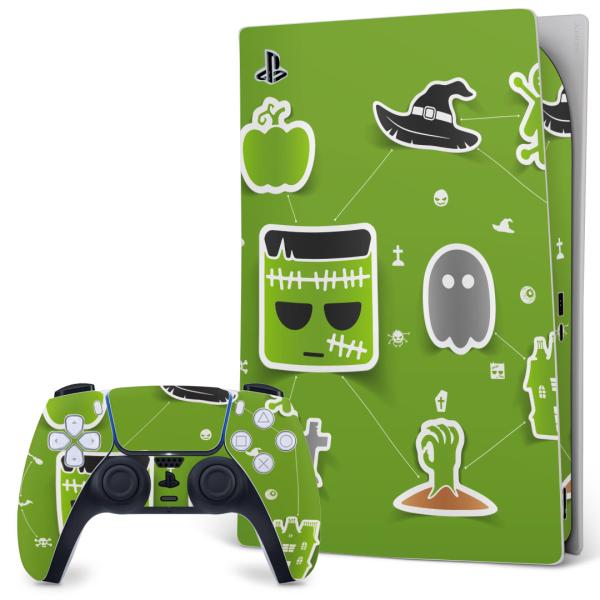 SONY PS5 �f�W�^���G�f�B�V���� �v���C�X�e�[�V���� ��p�������ȃX�L���V�[�� �\�邾���� �f�U�C���X�e�b�J�[  �n���E�B���@�L�����N�^�[ 007116