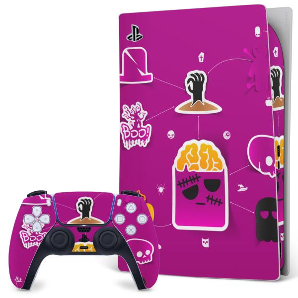 SONY PS5 �f�W�^���G�f�B�V���� �v���C�X�e�[�V���� ��p�������ȃX�L���V�[�� �\�邾���� �f�U�C���X�e�b�J�[  �n���E�B���@�L�����N�^�[ 007120