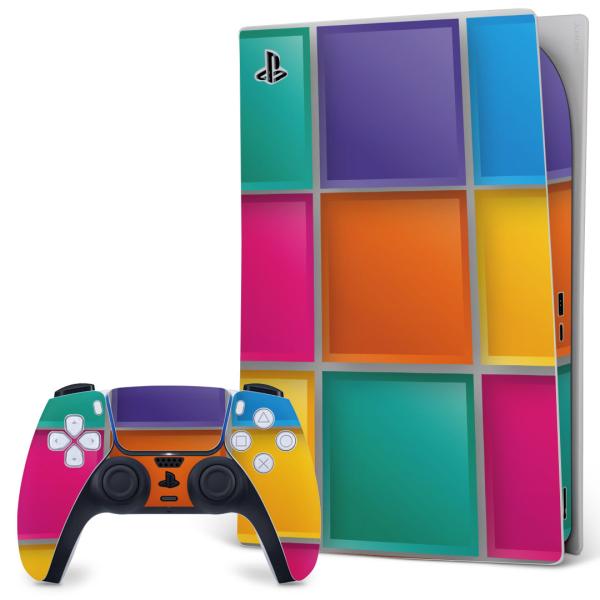 SONY PS5 �f�W�^���G�f�B�V���� �v���C�X�e�[�V���� ��p�������ȃX�L���V�[�� �\�邾���� �f�U�C���X�e�b�J�[  �J���t���@�͗l 007123