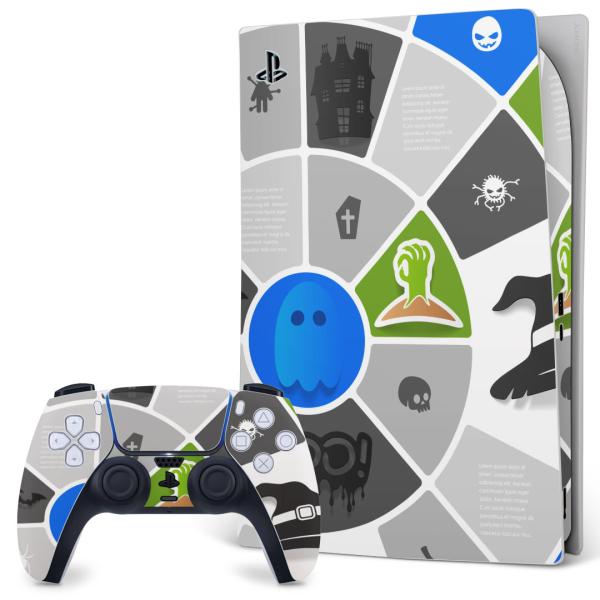 SONY PS5 �f�W�^���G�f�B�V���� �v���C�X�e�[�V���� ��p�������ȃX�L���V�[�� �\�邾���� �f�U�C���X�e�b�J�[  �n���E�B���@�L�����N�^�[ 007183