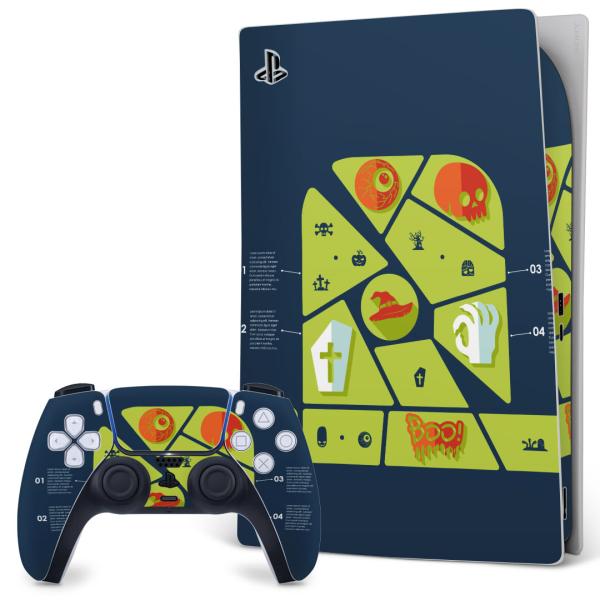 SONY PS5 �f�W�^���G�f�B�V���� �v���C�X�e�[�V���� ��p�������ȃX�L���V�[�� �\�邾���� �f�U�C���X�e�b�J�[  �n���E�B���@�L�����N�^�[ 007187